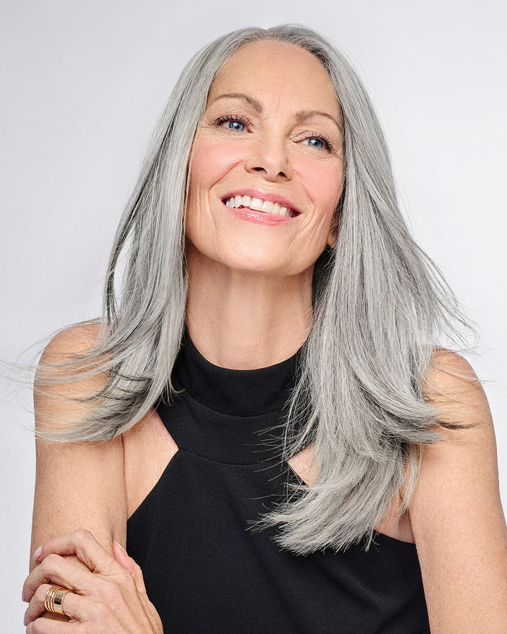 14″ Au Naturel Topper in R56/60 Silver Mist
