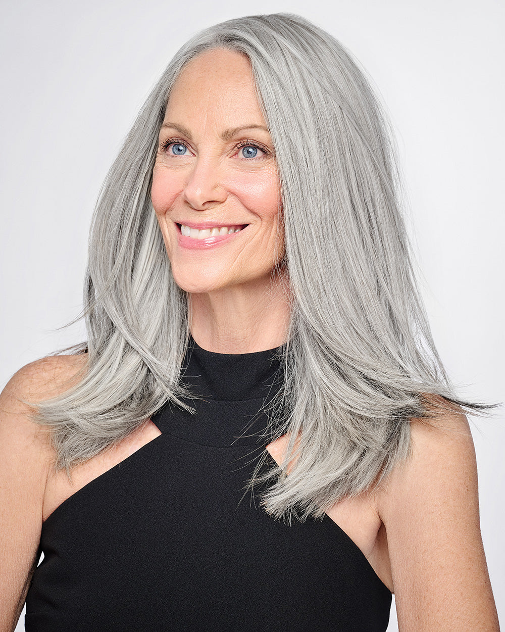 14″ Au Naturel Topper in R56/60 Silver Mist