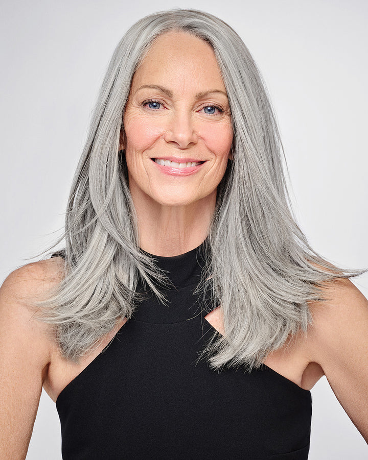 14″ Au Naturel Topper in R56/60 Silver Mist