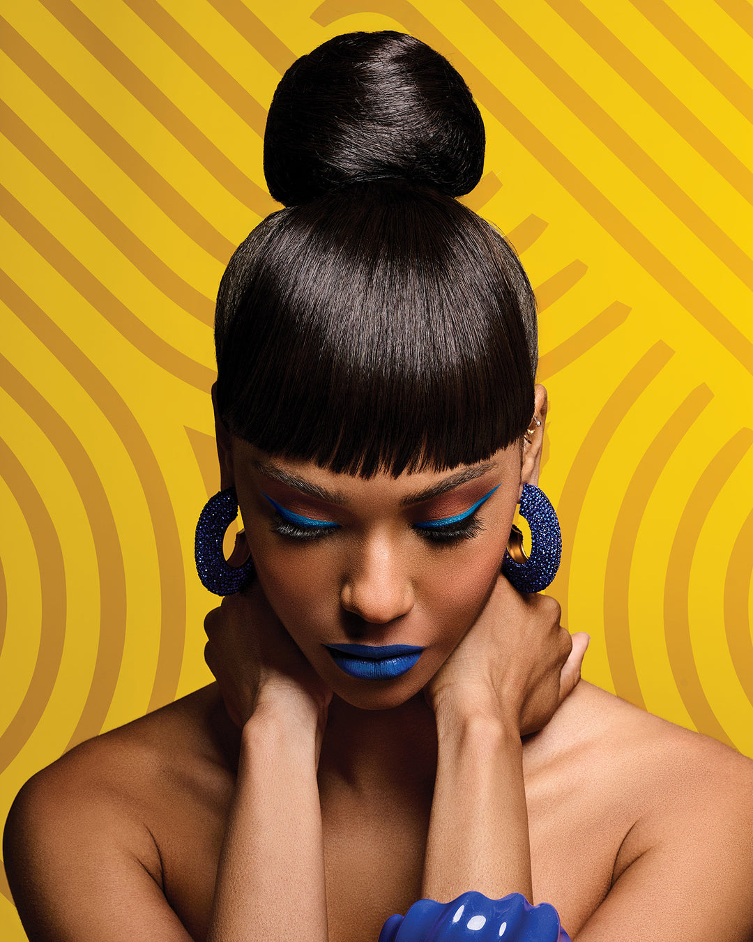 Kim Kimble Sleek Style Bun and Bang Wig product photo 6