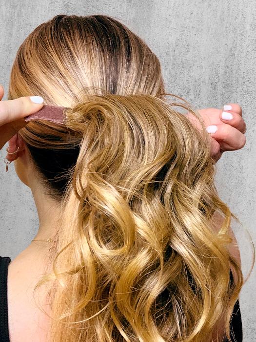 12" stretch pony heat synthetic